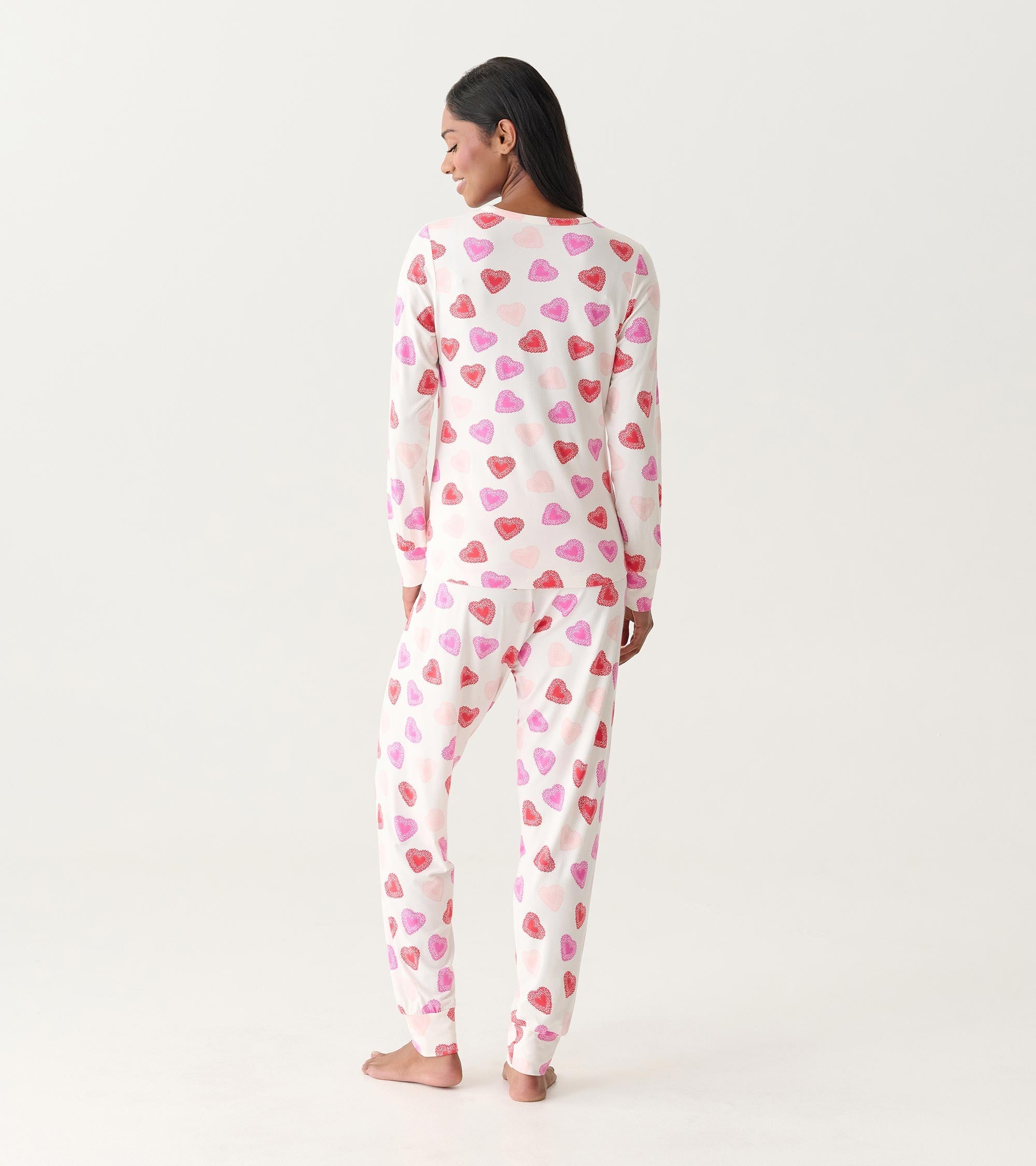 Women's Cut Out Hearts Pajama Set | Hatley For Women