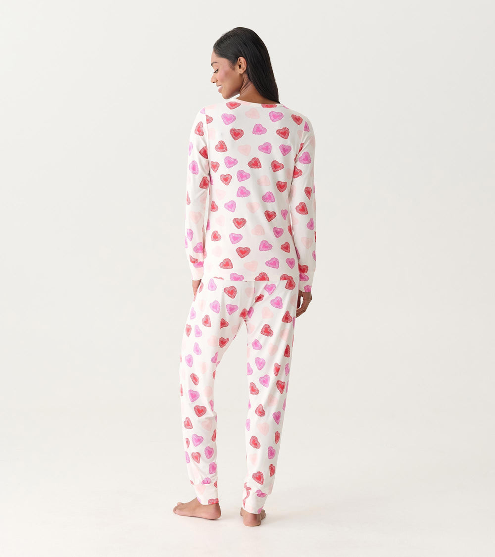 Women's Cut Out Hearts Pajama Set | Hatley For Women