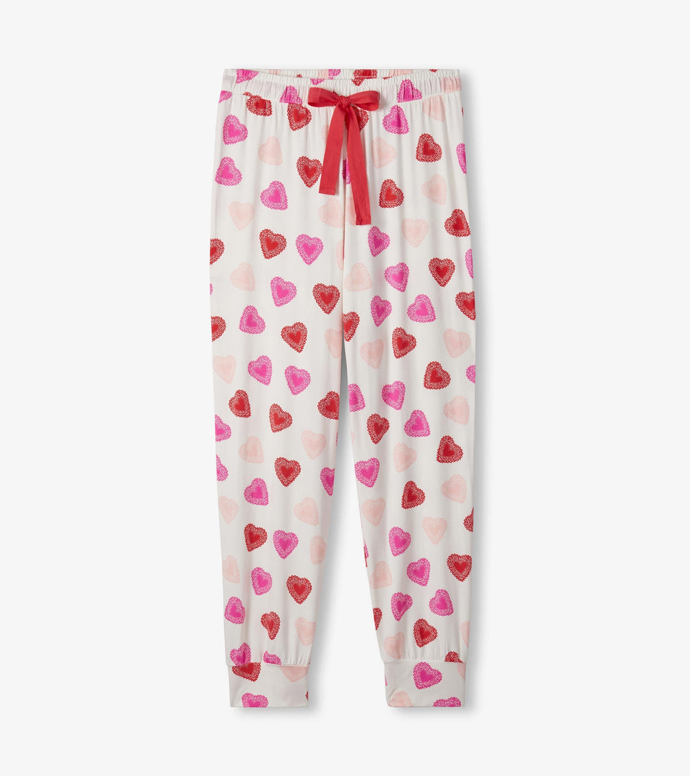 Women's Cut Out Hearts Pajama Set | Hatley For Women