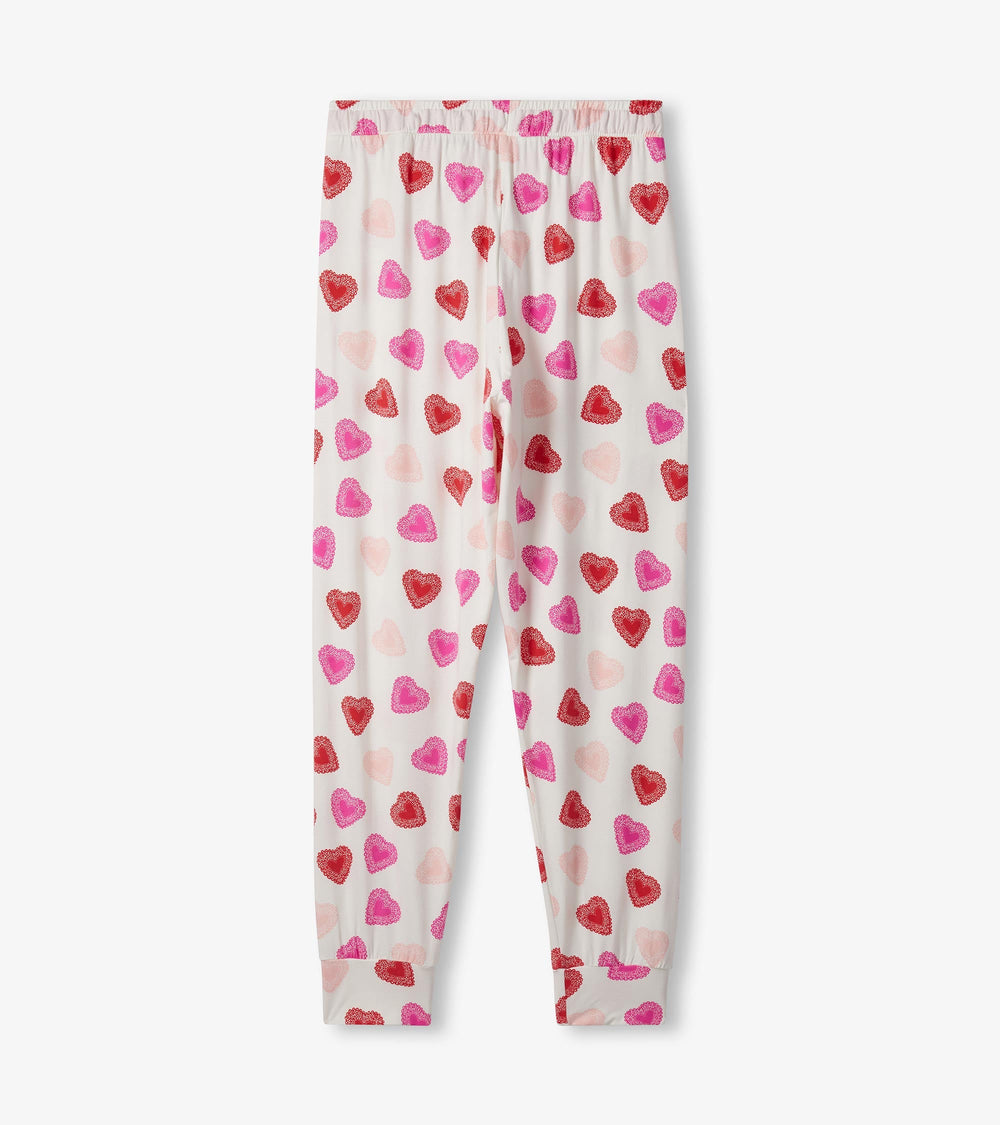 Women's Cut Out Hearts Pajama Set | Hatley For Women