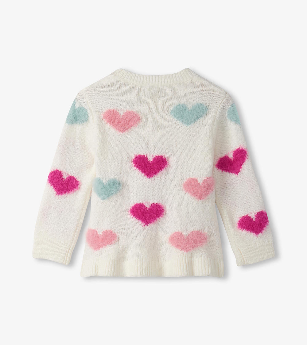 Baby & Toddler Girls Precious Hearts Pretty Sweater | Hatley Sale Baby & Toddler