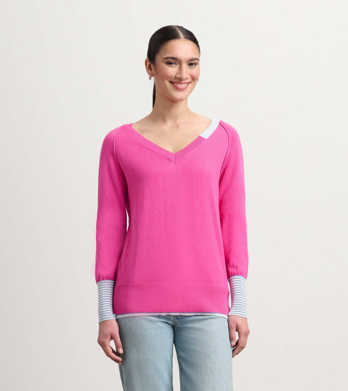 Cary Sweater - Pink Lagoon | Hatley Sale Women
