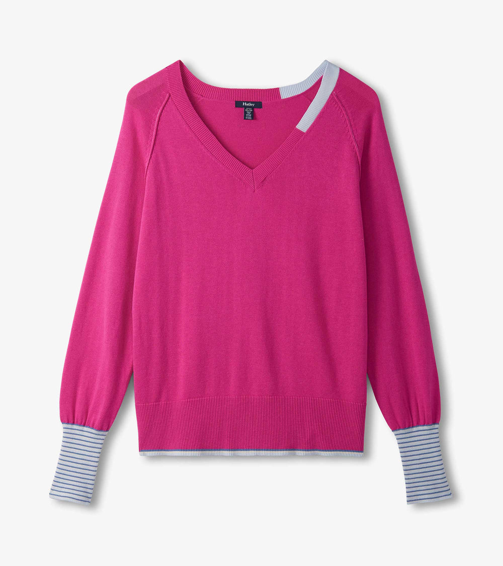 Cary Sweater - Pink Lagoon | Hatley Sale Women