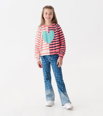 Girls Mixed Stripes Sweater | Hatley Girls
