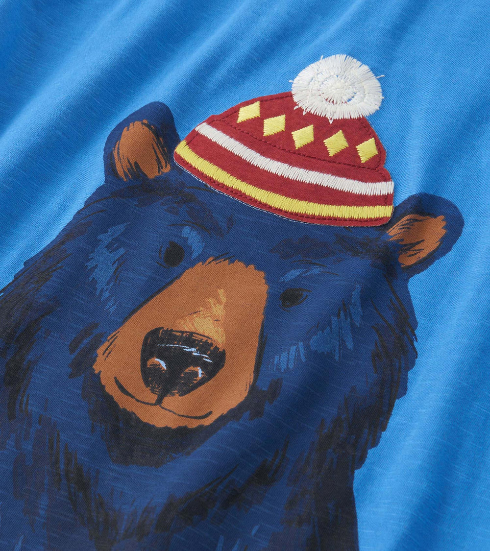 Boys Bear Long Sleeve Graphic Tee | Hatley Boys