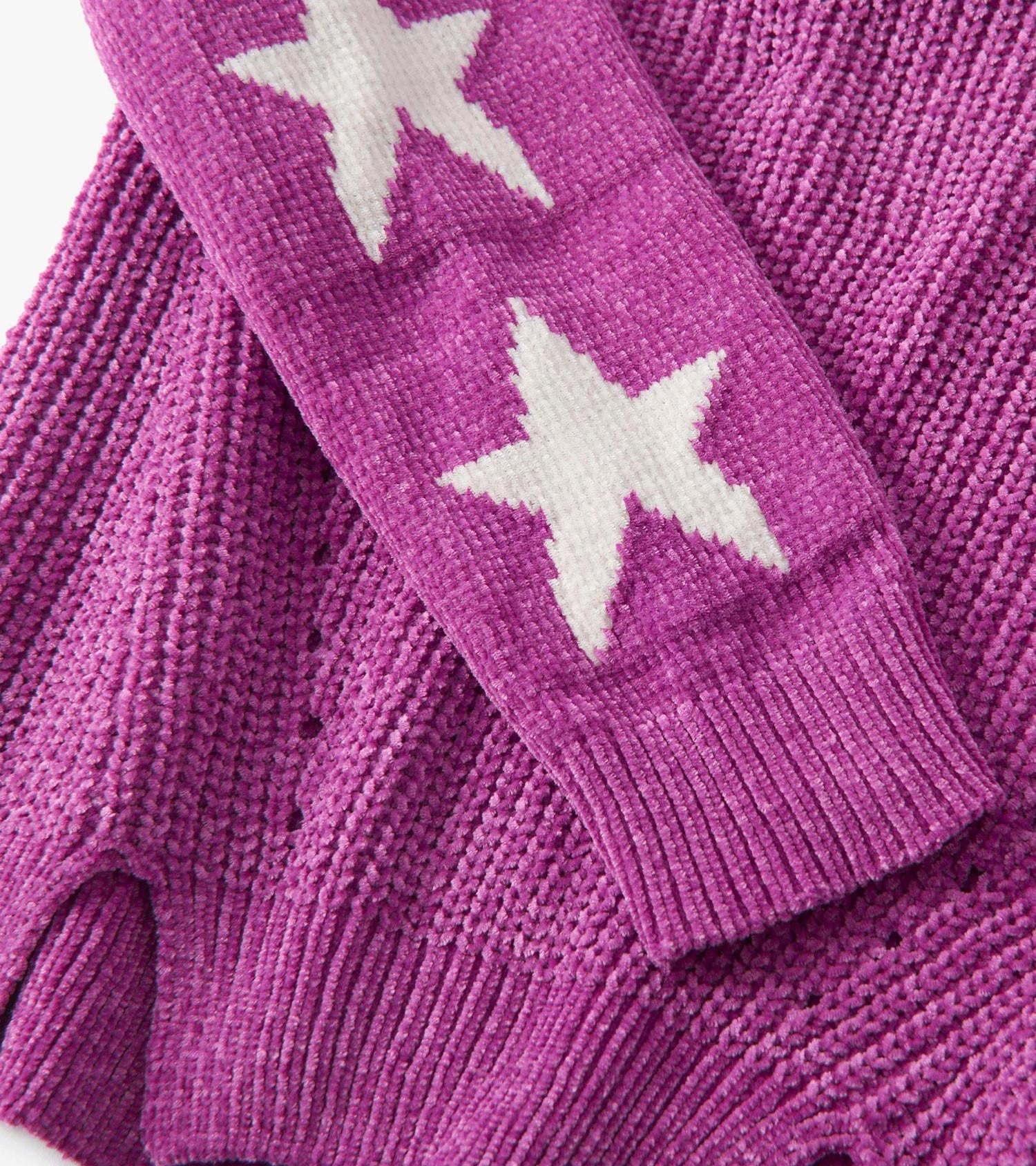 Girls Radiant Orchid Chenille Pullover Sweater | Hatley Outlet Girls