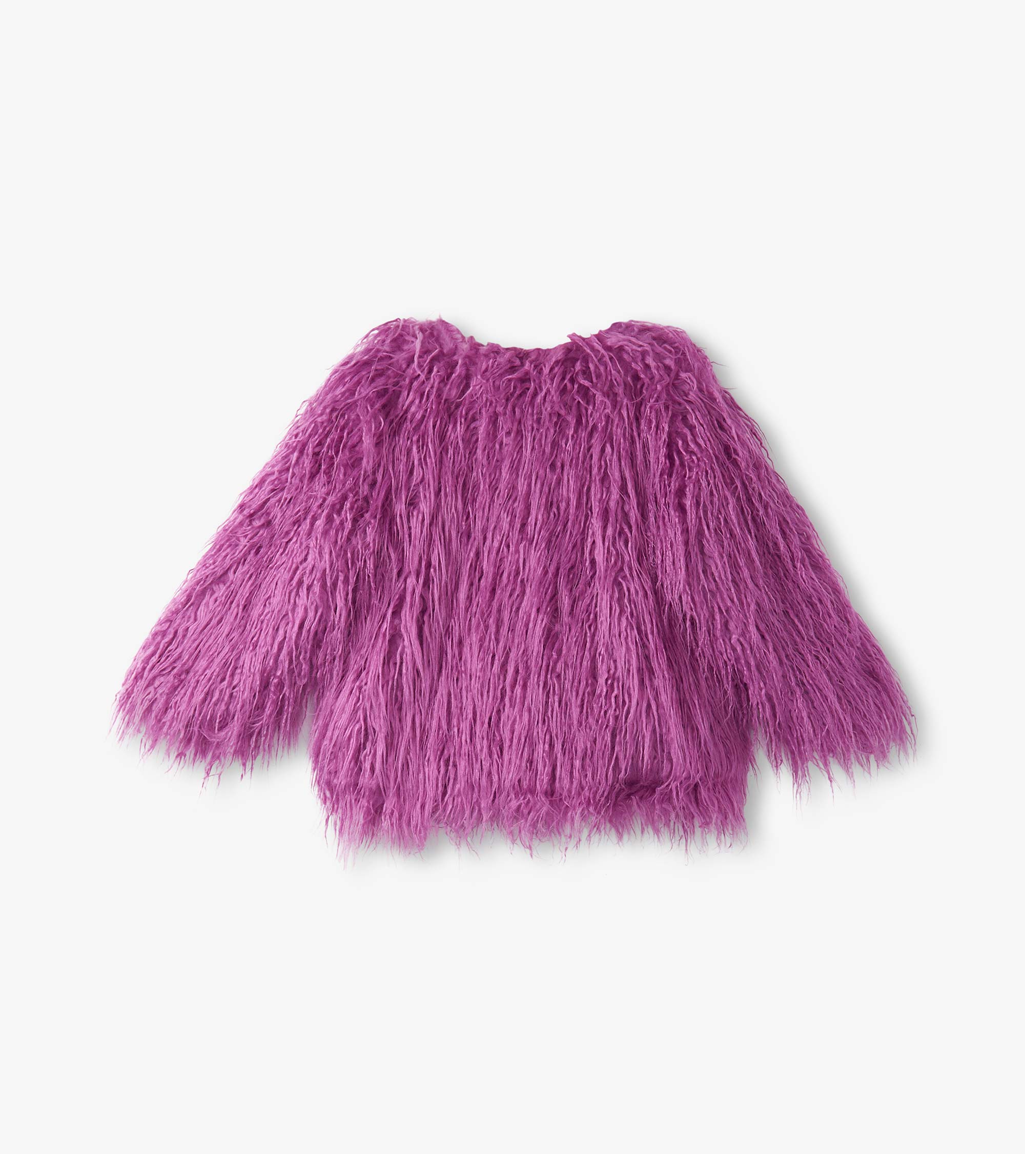 Girls Radiant Orchid Mongolian Faux Fur Topper | Hatley Discount Girls