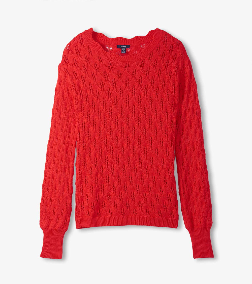 Iris Sweater - Ruby Red | Hatley Outlet Women