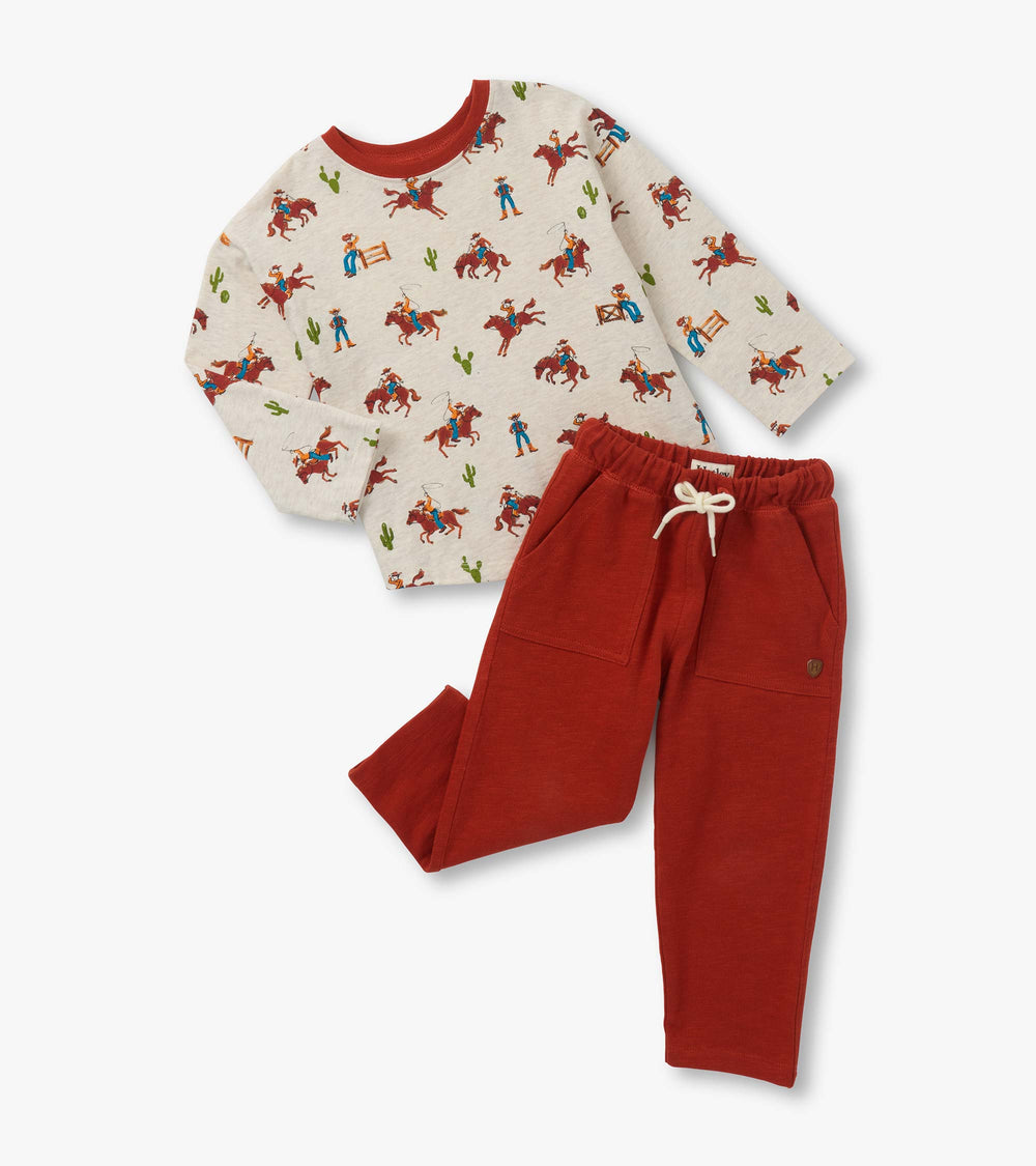Baby & Toddler Boys On the Ranch Graphic Lounge Set | Hatley Onsale Baby & Toddler