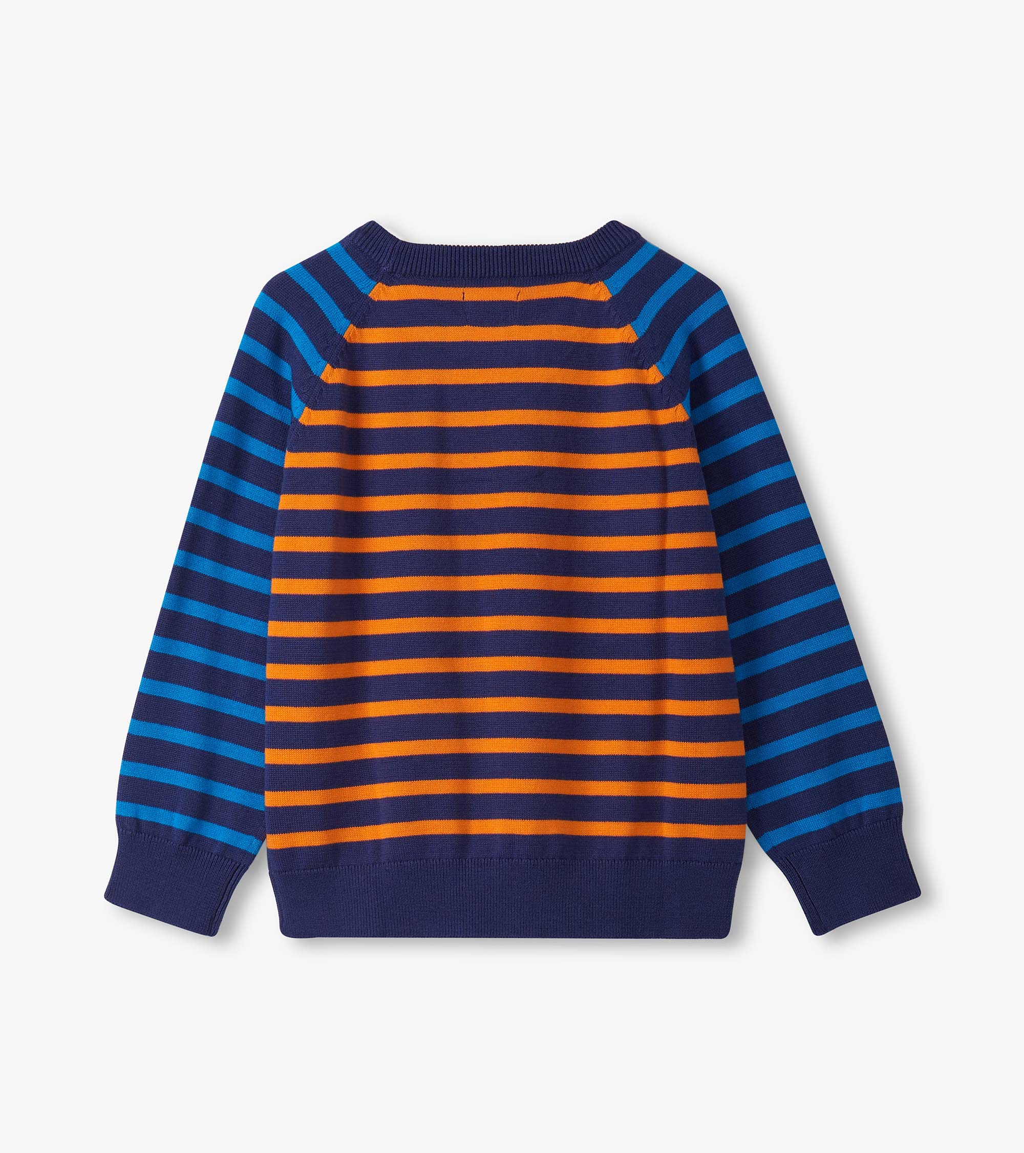 Boys Dino Mixed Stripes Raglan Sweater | Hatley Boys