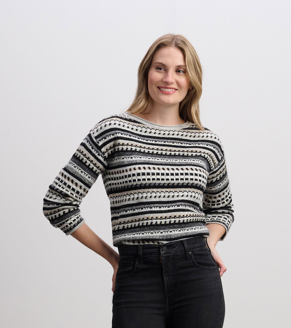 Hannah Sweater - Stone Grey | Hatley