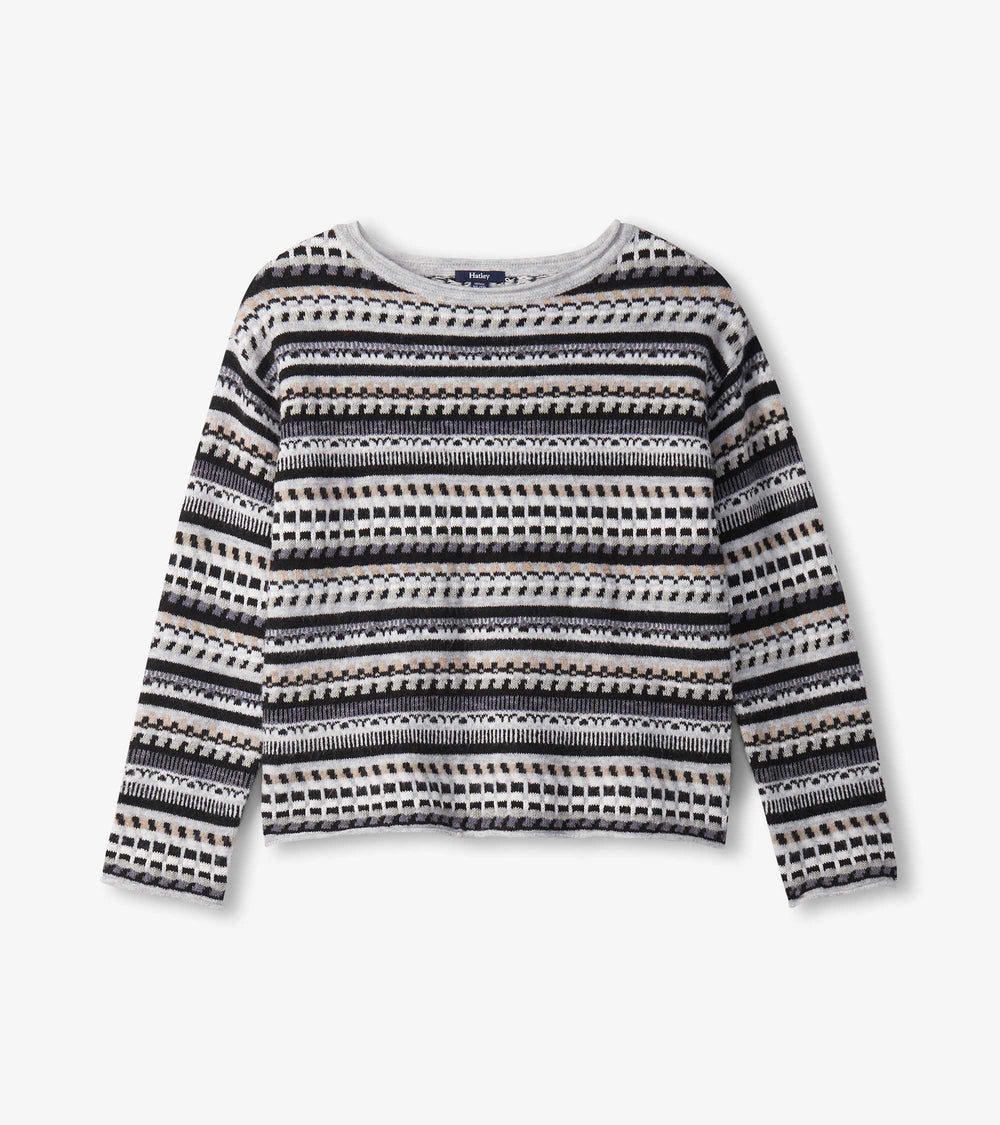 Hannah Sweater - Stone Grey | Hatley