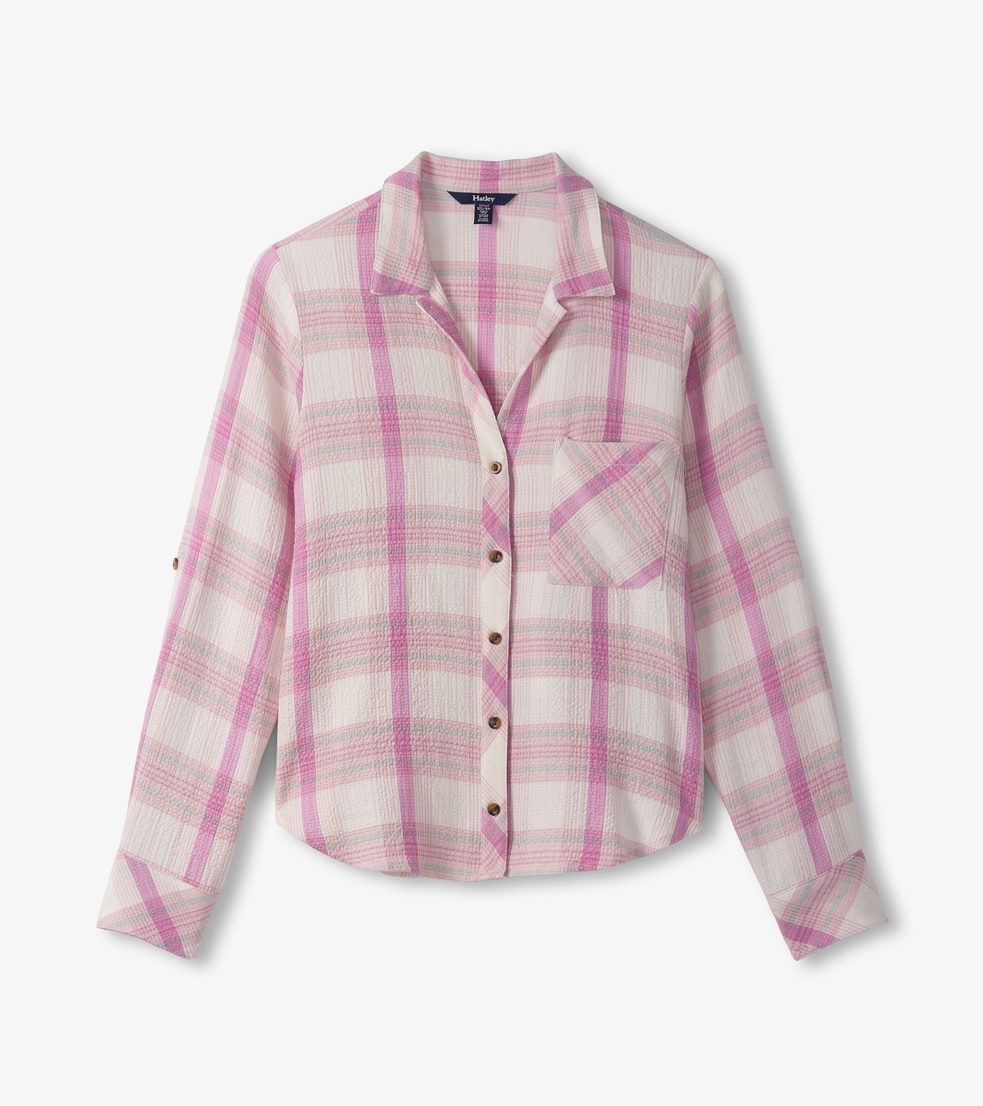 Lila Button Down - Pink Plaid | Hatley US Women