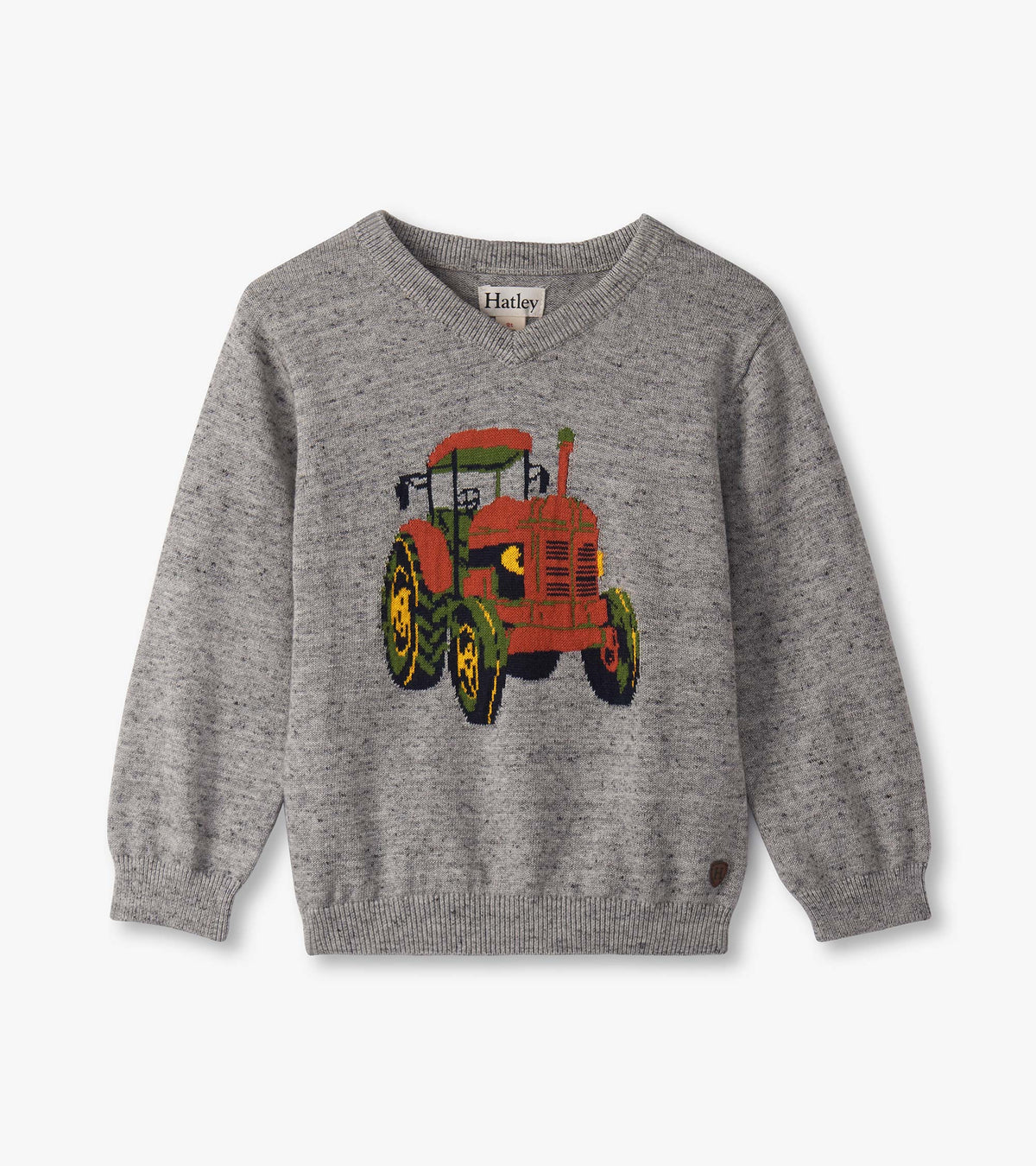 Baby & Toddler Boys Tractor V-Neck Sweater | Hatley US Baby & Toddler