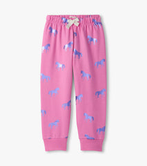 Girls Shimmer Horses Cuffed Track Pants | Hatley Discount Girls