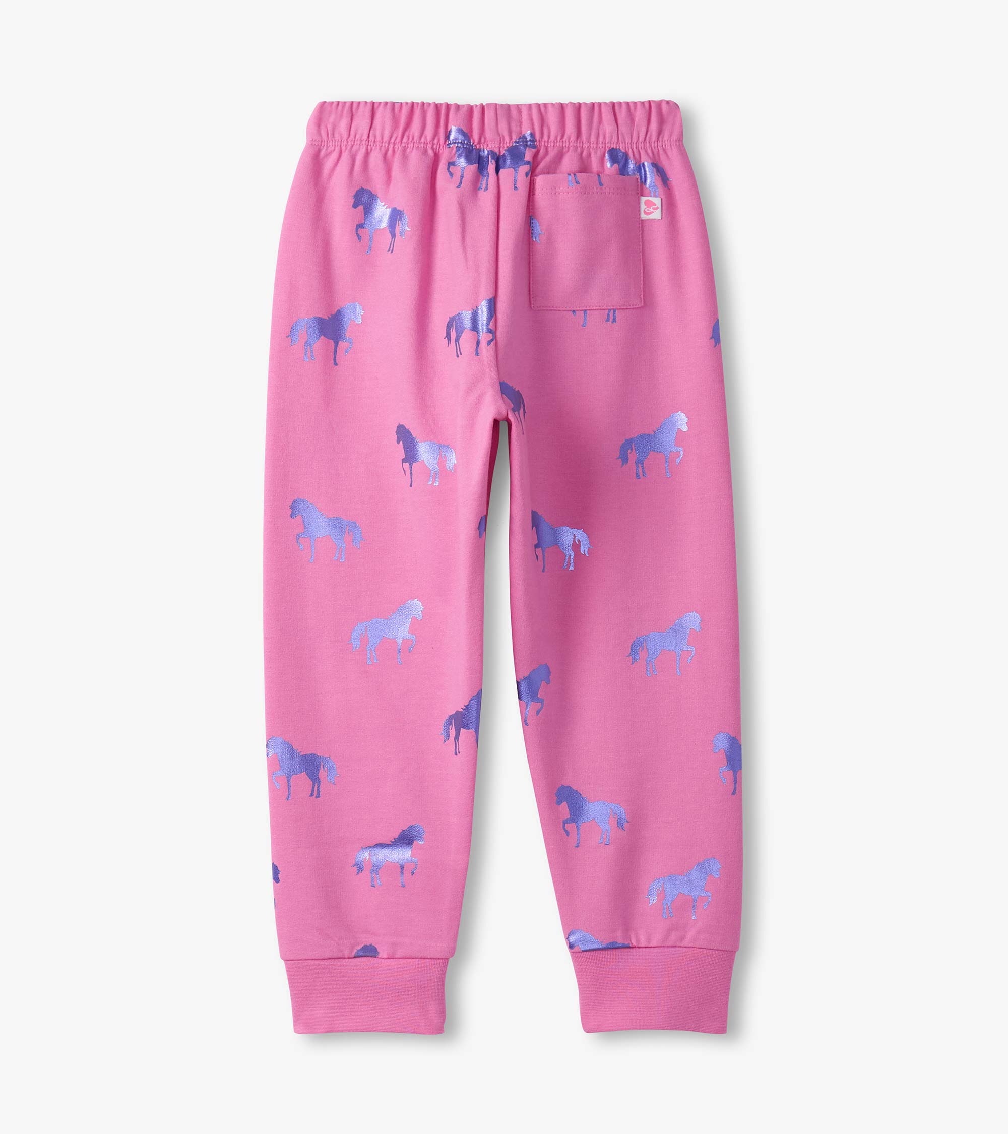Girls Shimmer Horses Cuffed Track Pants | Hatley Discount Girls