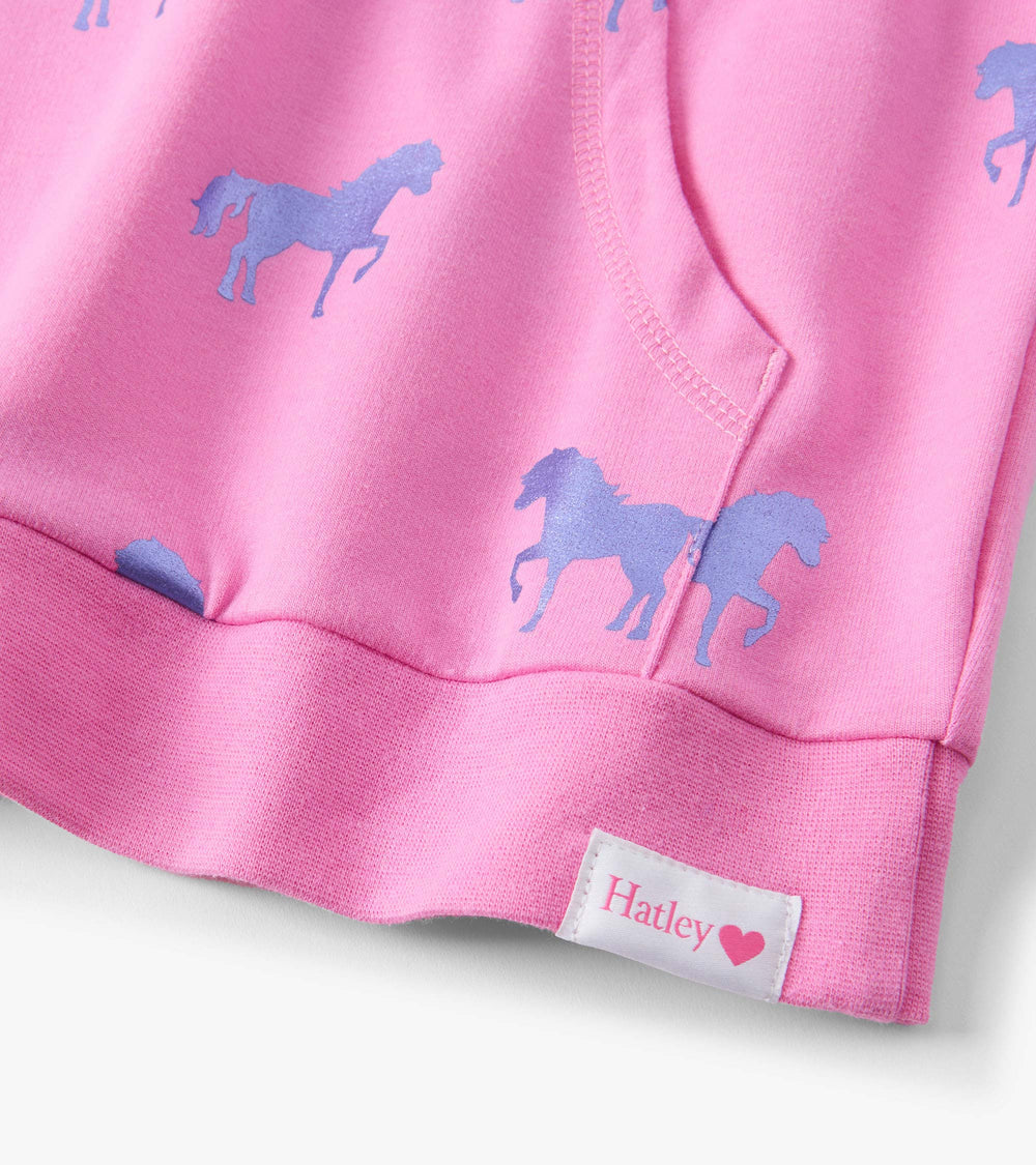 Girls Shimmer Horses Sweater | Hatley Outlet Girls