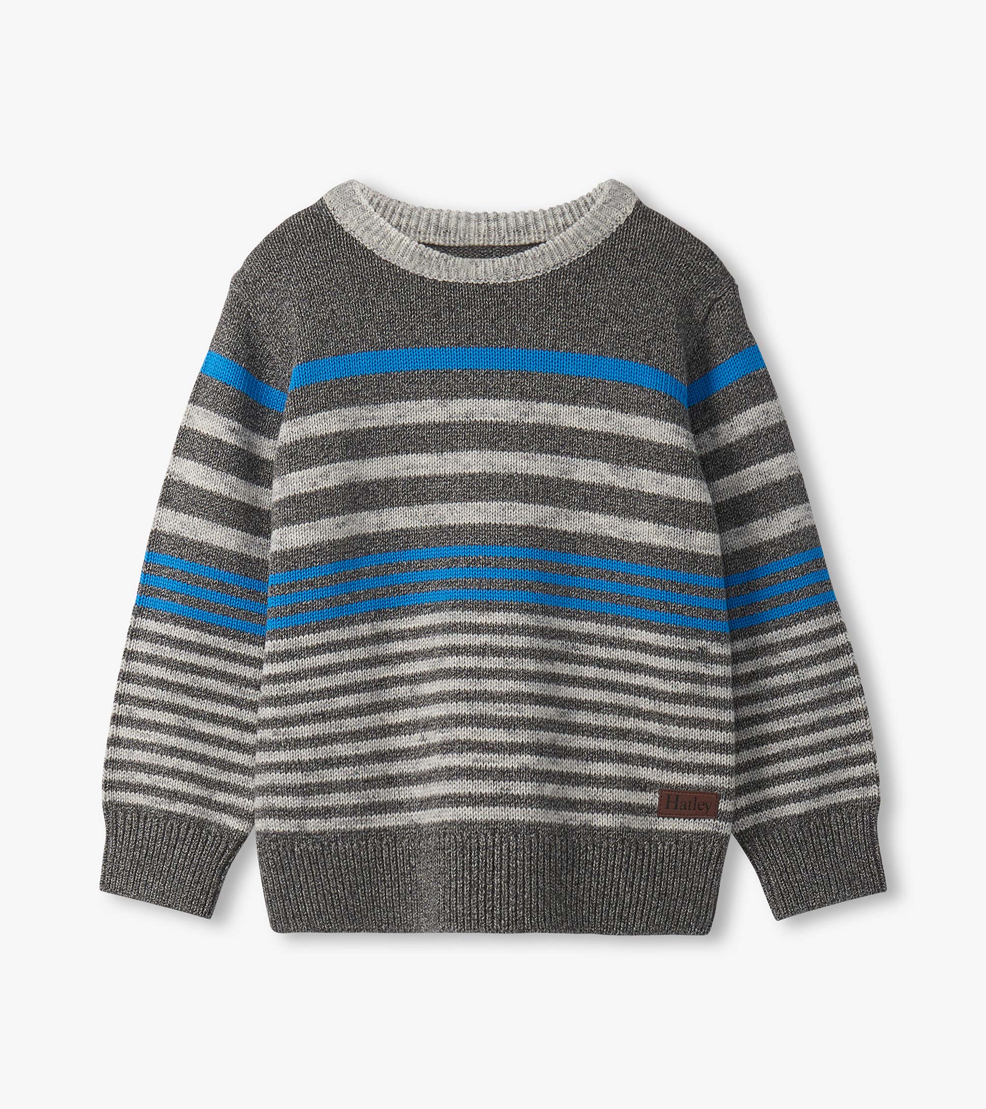 Boys Speckle Stripe Crew Neck Sweater | Hatley For Boys