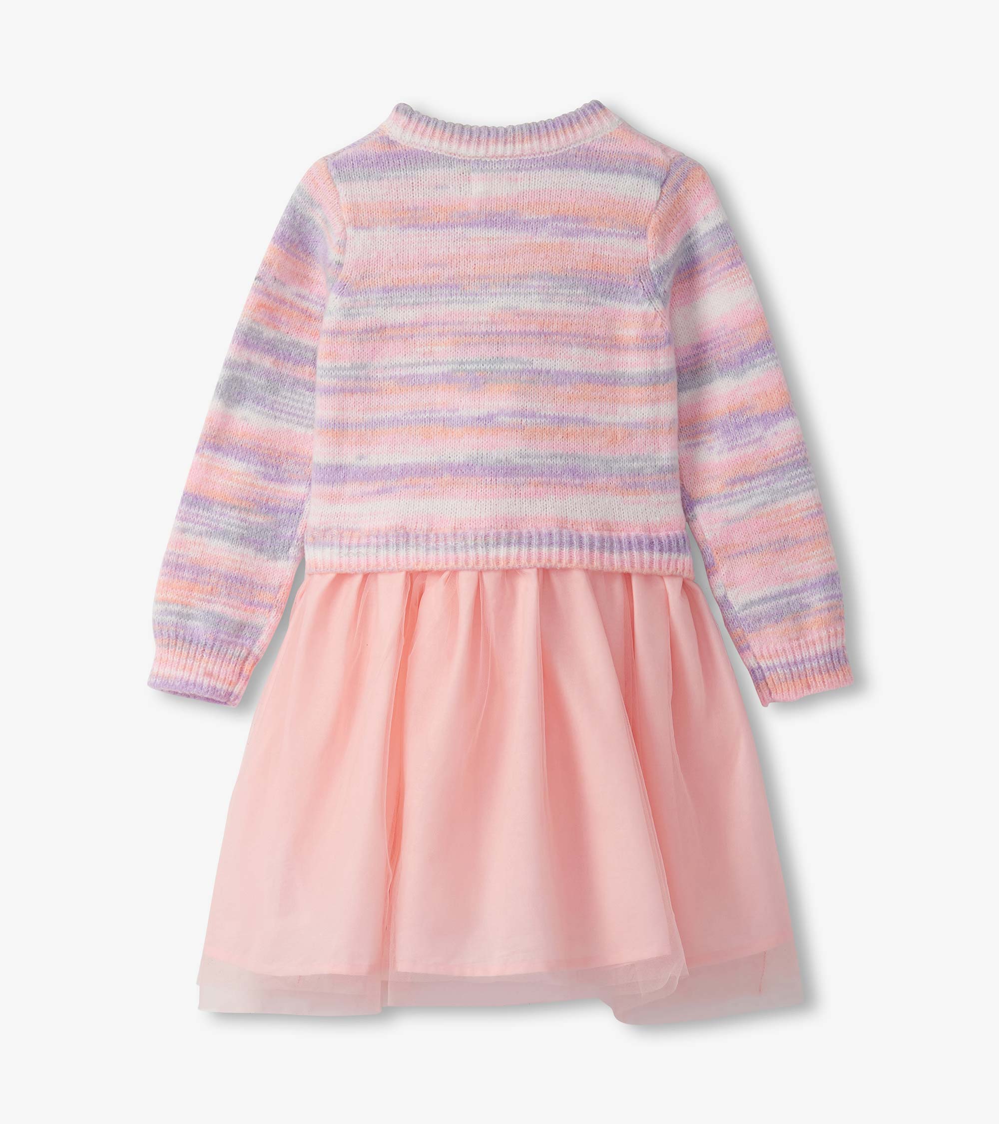 Girls Pastel Rainbow Fuzzy Mixed Skirt Dress | Hatley Discount Girls