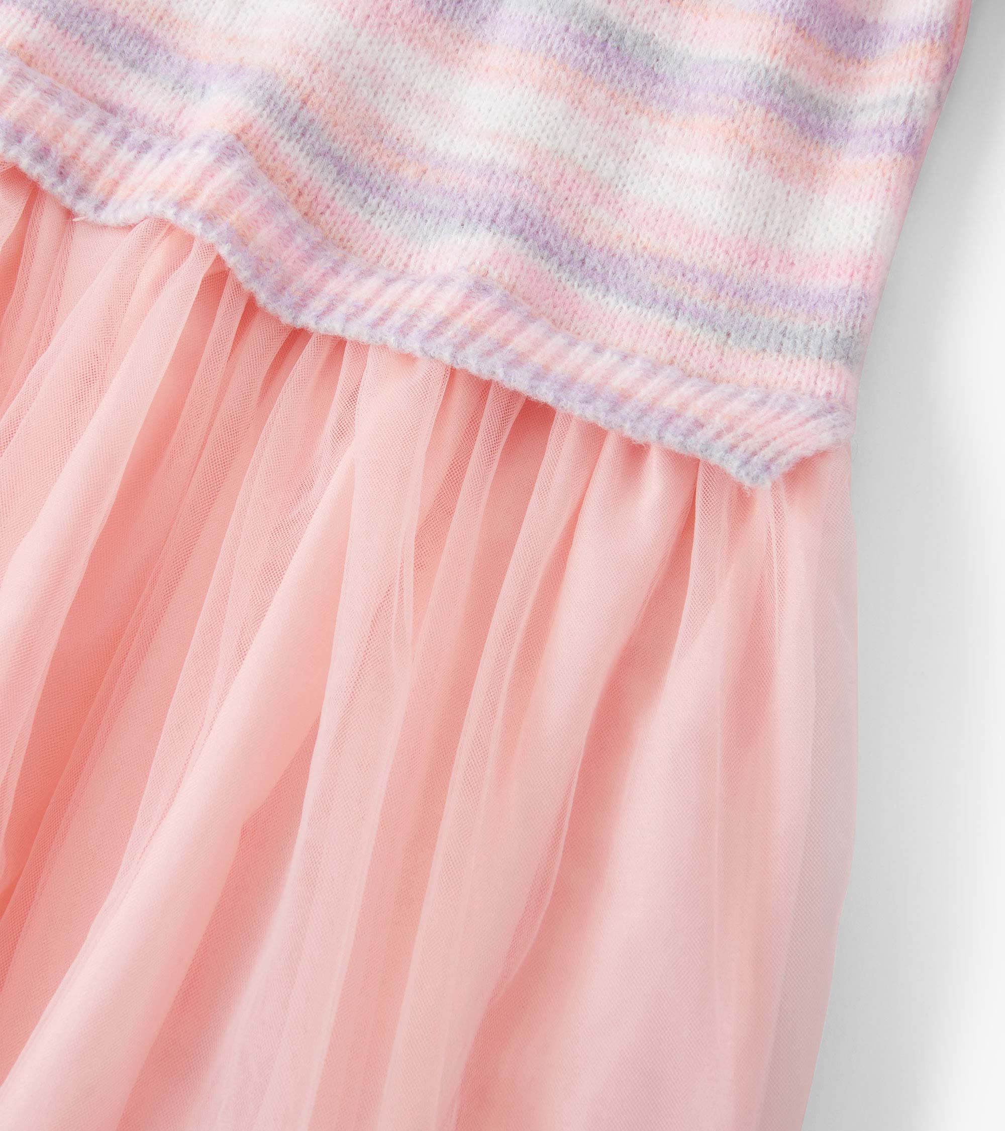 Girls Pastel Rainbow Fuzzy Mixed Skirt Dress | Hatley Discount Girls