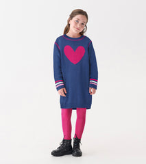 Girls Sapphire Drop Shoulder Sweater Dress | Hatley Discount Girls
