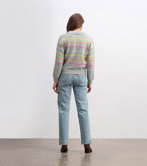 Johnny Collar Sweater - Sorbet Stripes | Hatley Sale Women