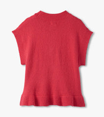 Girls Red Everywhere Sweater Vest | Hatley Onsale Girls