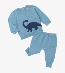 Baby Boys Dinosaur Pull On Sweater Set | Hatley Discount Baby & Toddler
