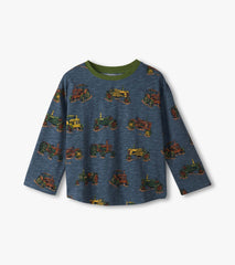 Baby & Toddler Boys Landscape Tractors Graphic Lounge Set | Hatley Discount Baby & Toddler
