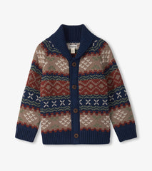 Boys Vintage Fair Isle Shawl Collar Cardigan | Hatley Discount Boys