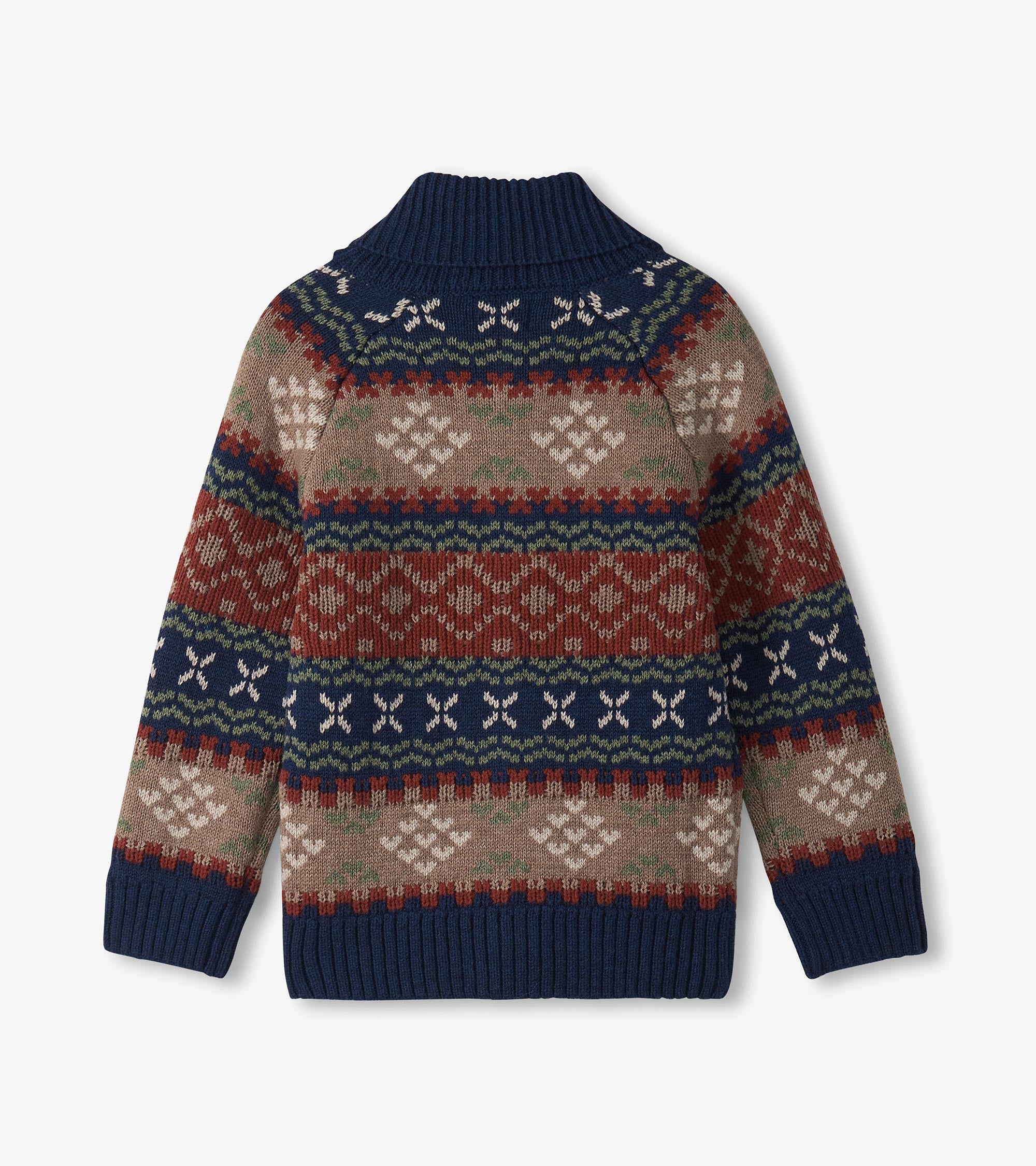 Boys Vintage Fair Isle Shawl Collar Cardigan | Hatley Discount Boys