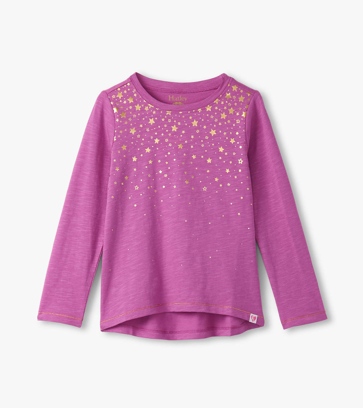 Girls Falling Stars Long Sleeve Graphic Tee | Hatley Discount Girls