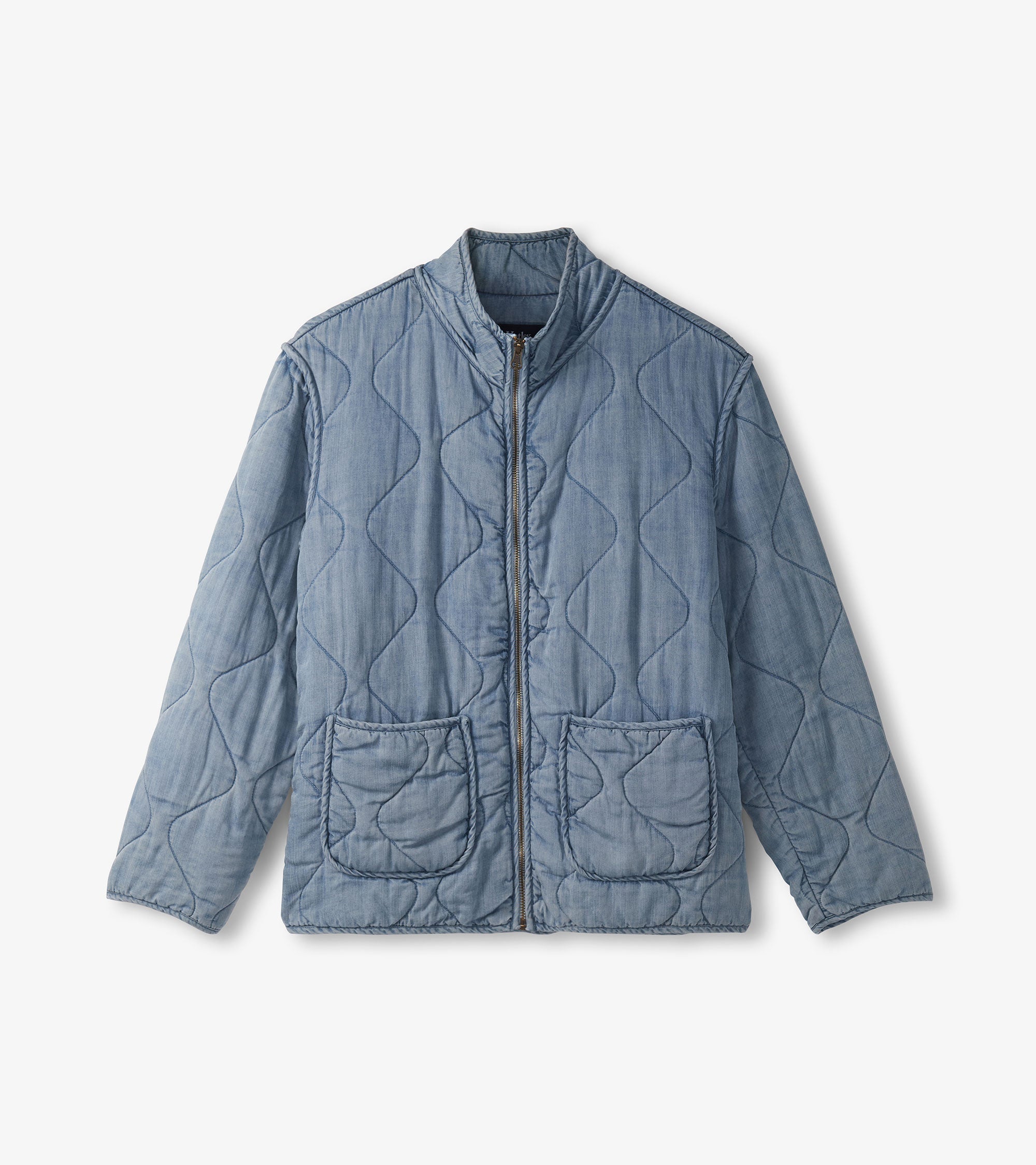 Quilted Tencel Jacket - Washed Blue | Hatley Women