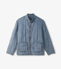 Quilted Tencel Jacket - Washed Blue | Hatley Women