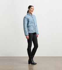 Quilted Tencel Jacket - Washed Blue | Hatley Women