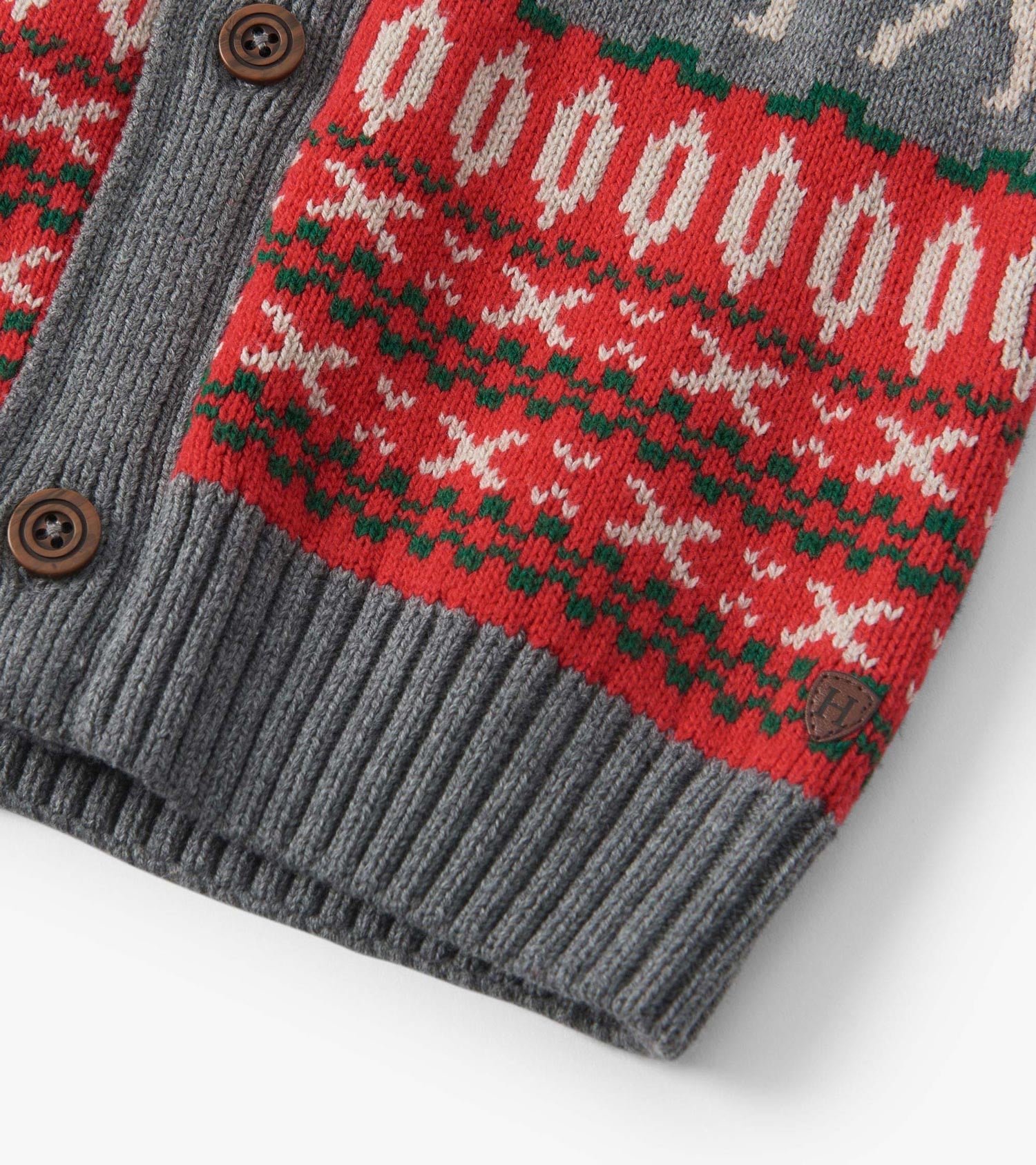 Boys Winter Elk Shawl Collar Cardigan | Hatley