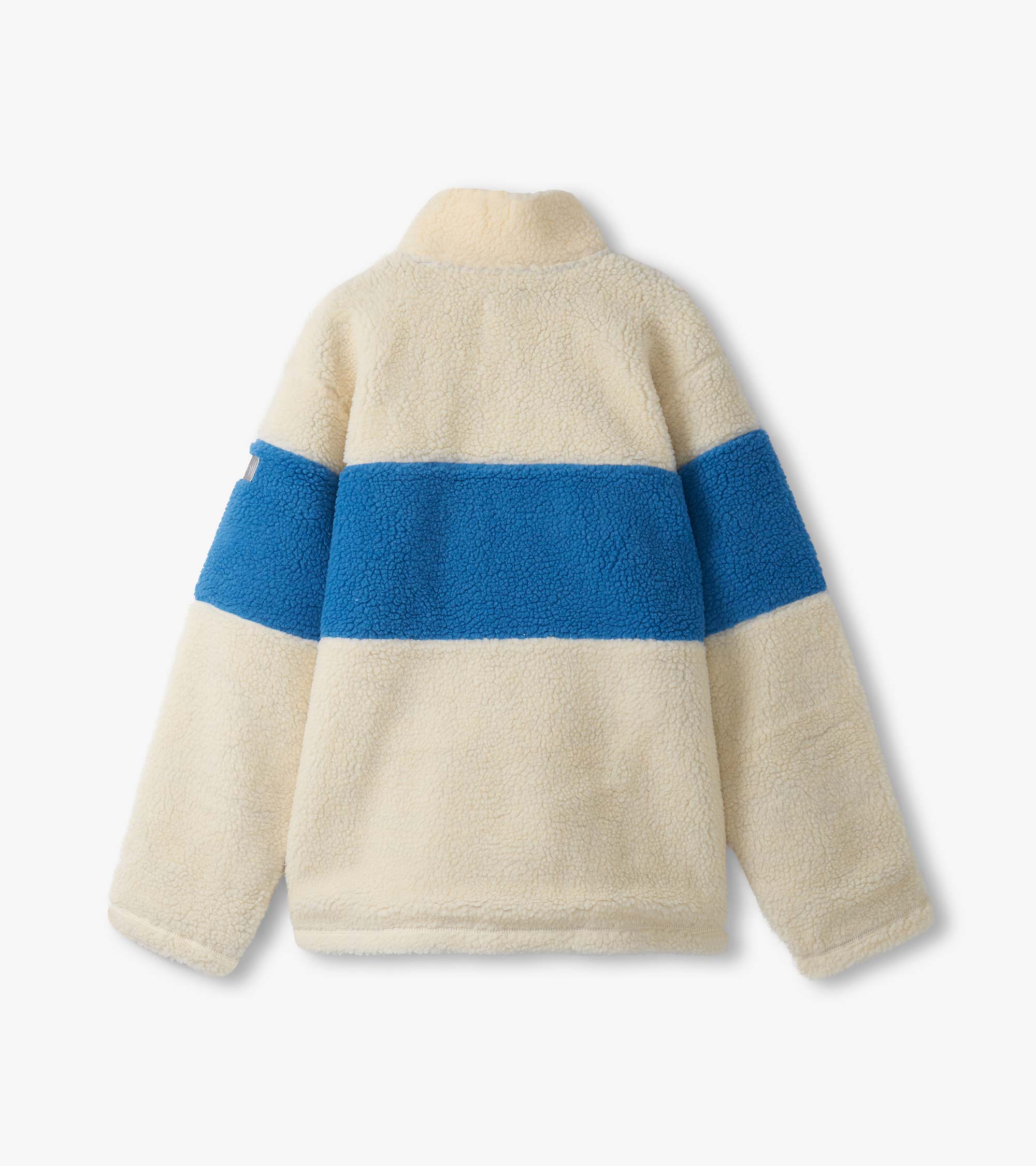 Boys White Smoke Faux Sherpa Zip-Up Jacket | Hatley Discount Boys