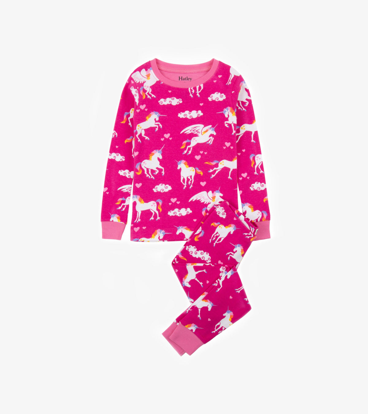Rainbow Unicorns Pajama Set | Hatley