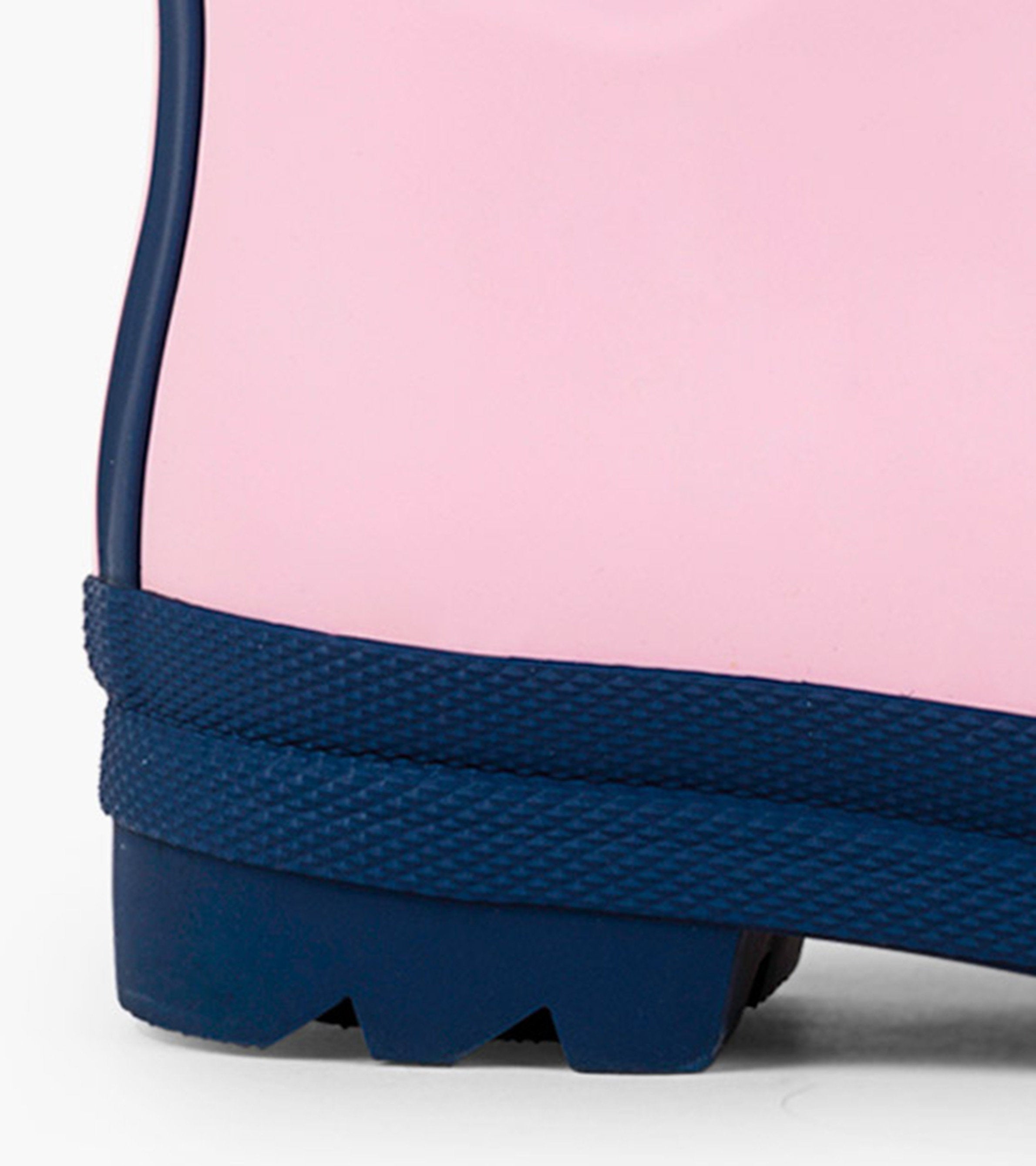 Kids Pink & Navy Matte Rain Boots | Hatley Outlet Girls