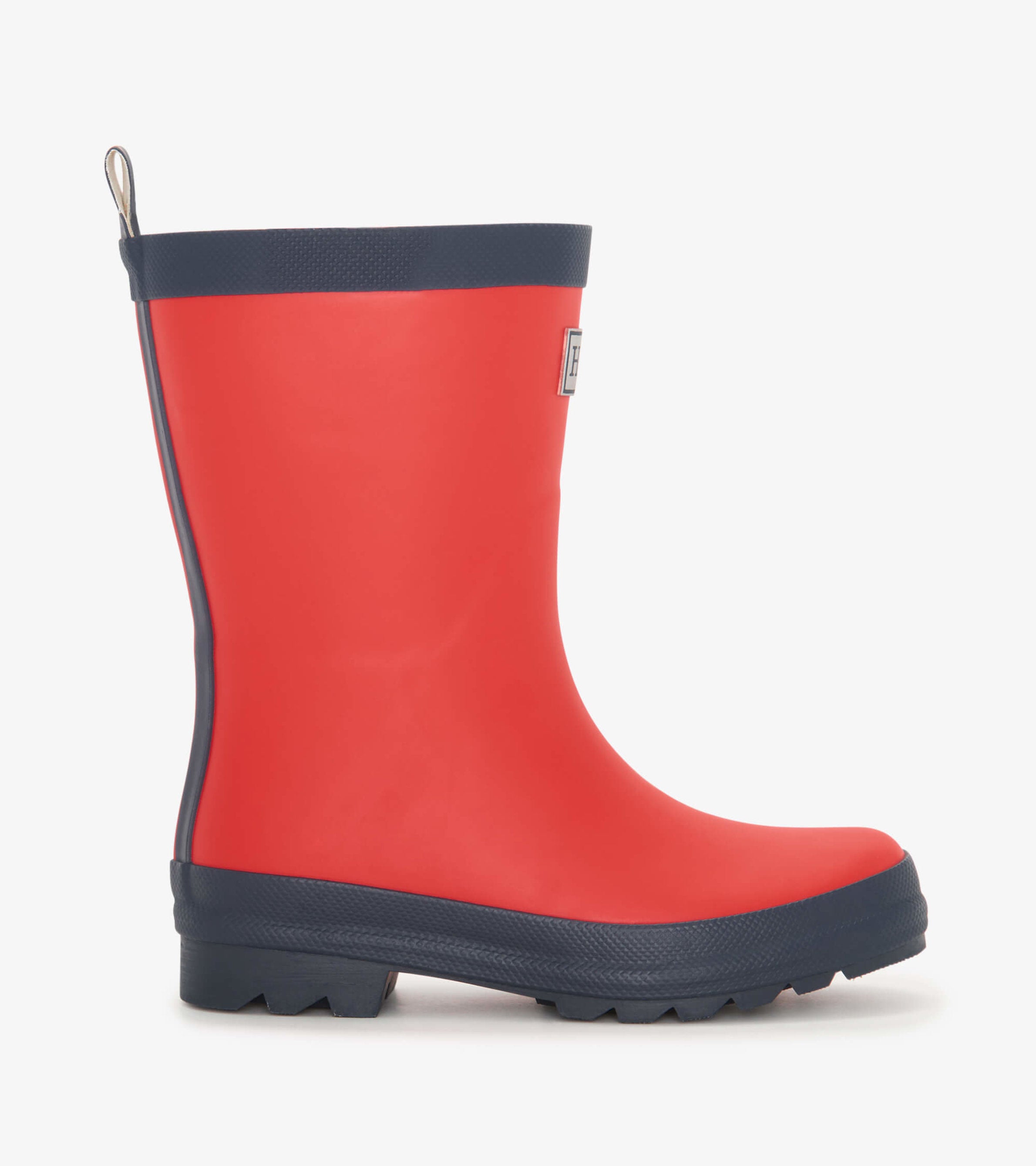 Kids Red & Navy Matte Rain Boots | Hatley Discount Girls|Boys