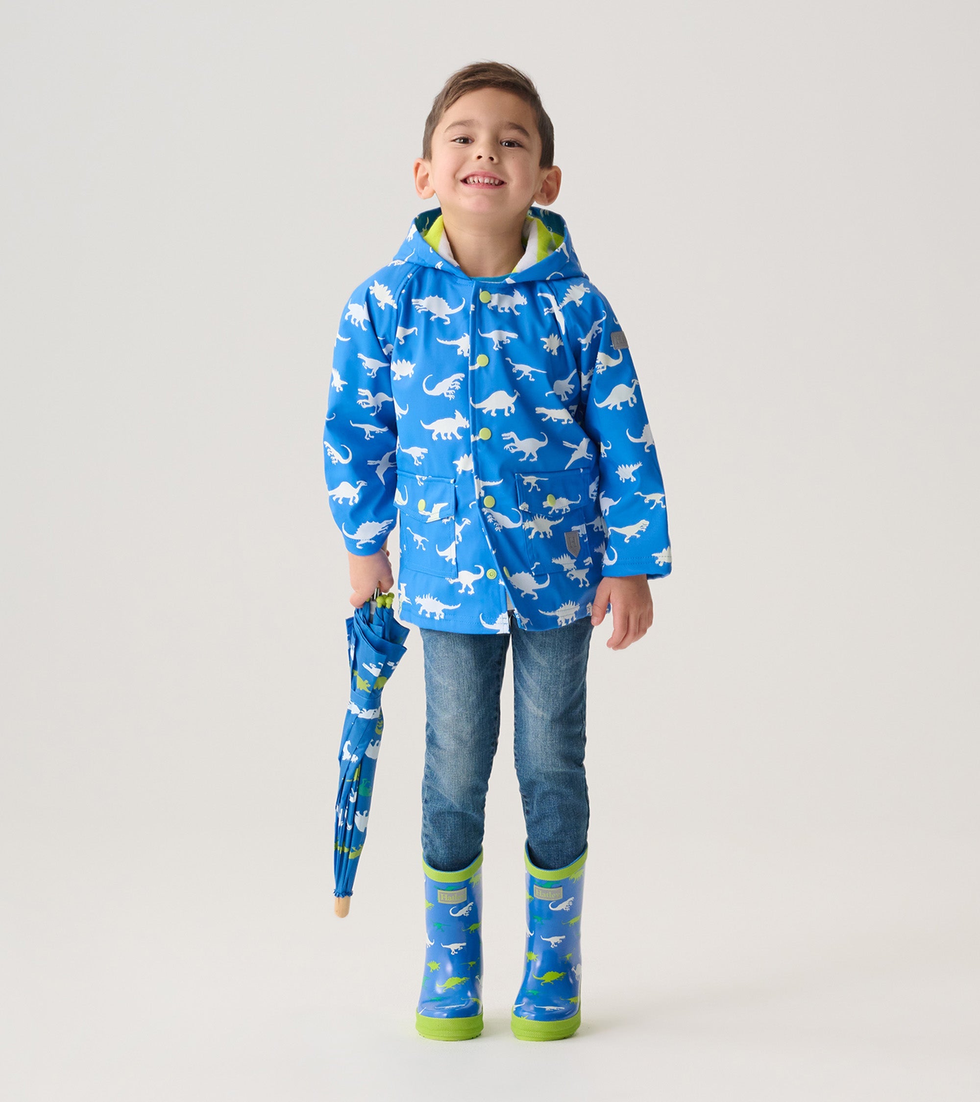 Color Changing Dinosaur Ménagerie Raincoat | Hatley Discount Boys
