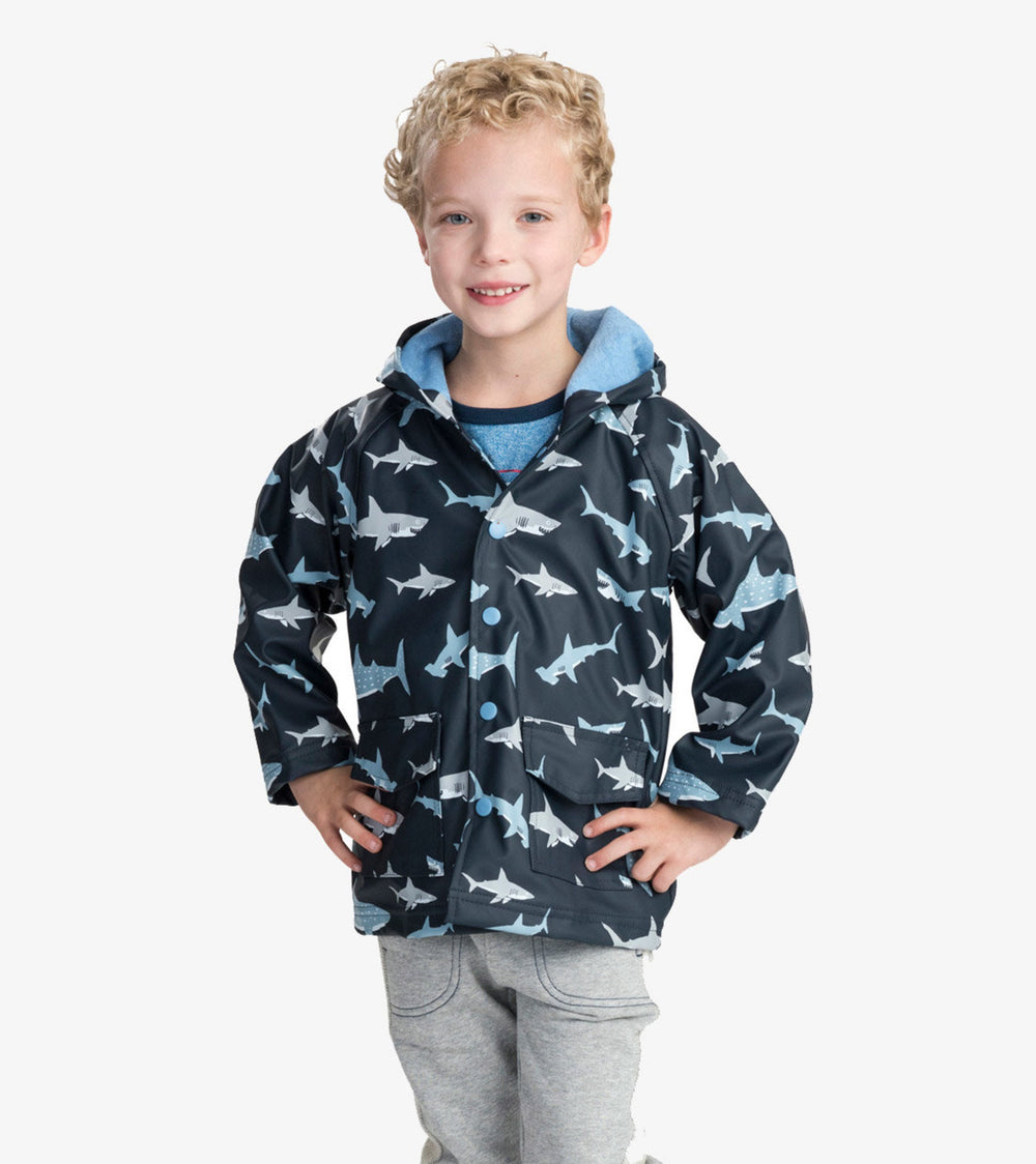 Shark Frenzy Raincoat | Hatley