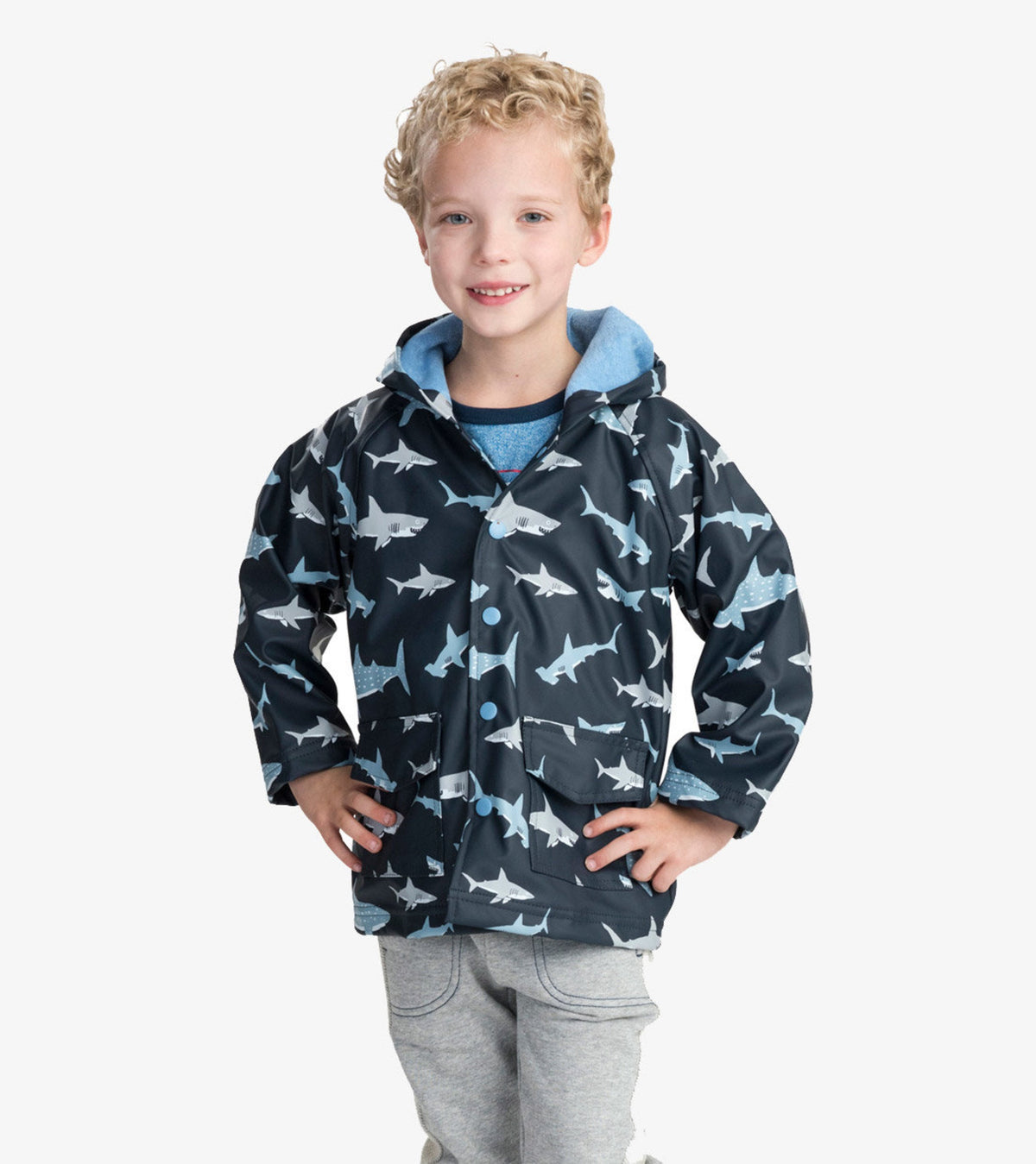 Shark Frenzy Raincoat | Hatley