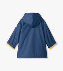 Kids Navy Zip-Up Rain Jacket | Hatley Discount Girls|Boys