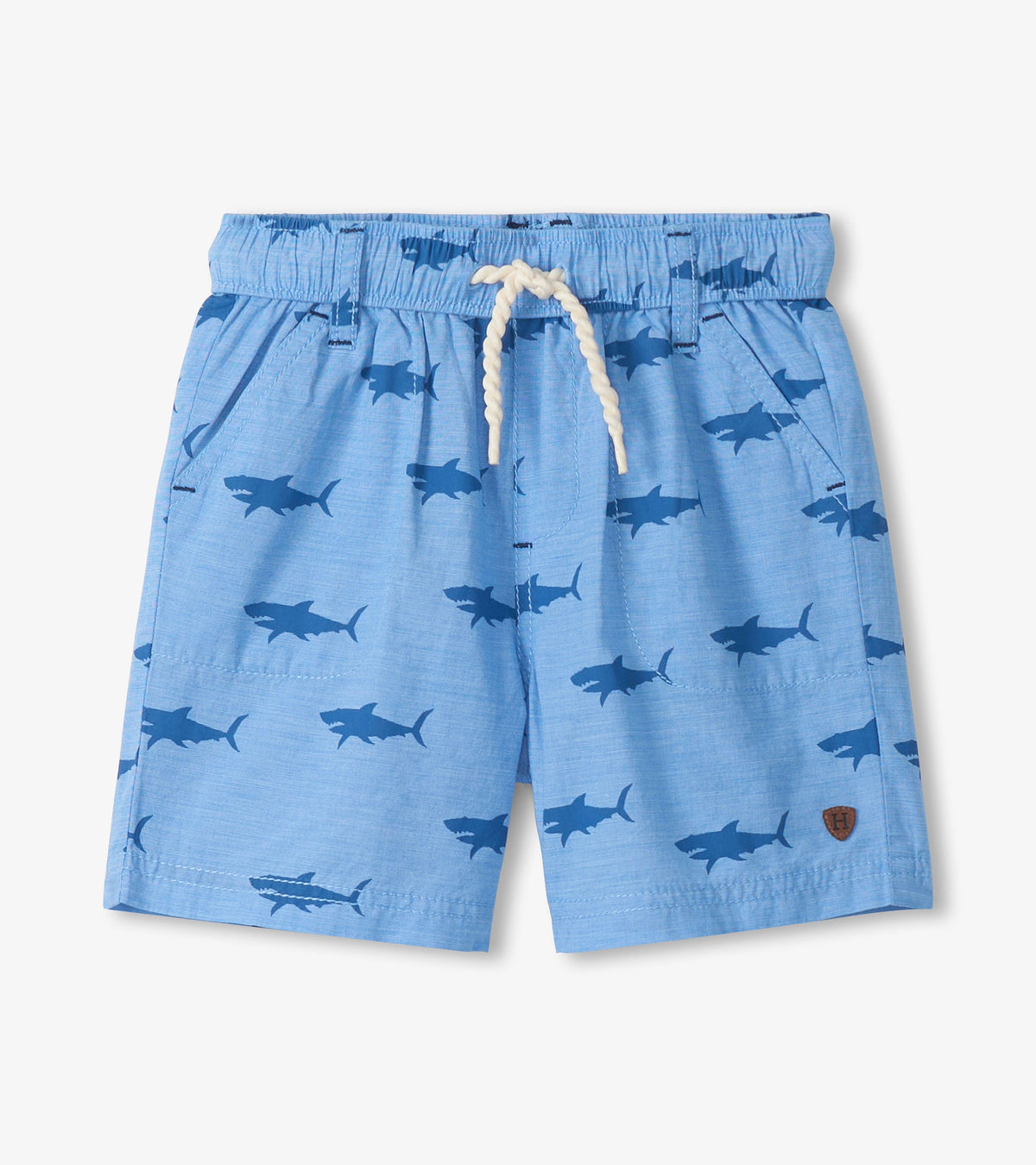 Boys Sharks Oxford Woven Shorts | Hatley Onsale Boys