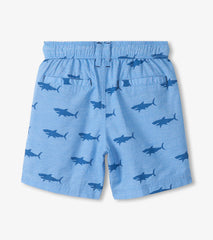 Boys Sharks Oxford Woven Shorts | Hatley Onsale Boys