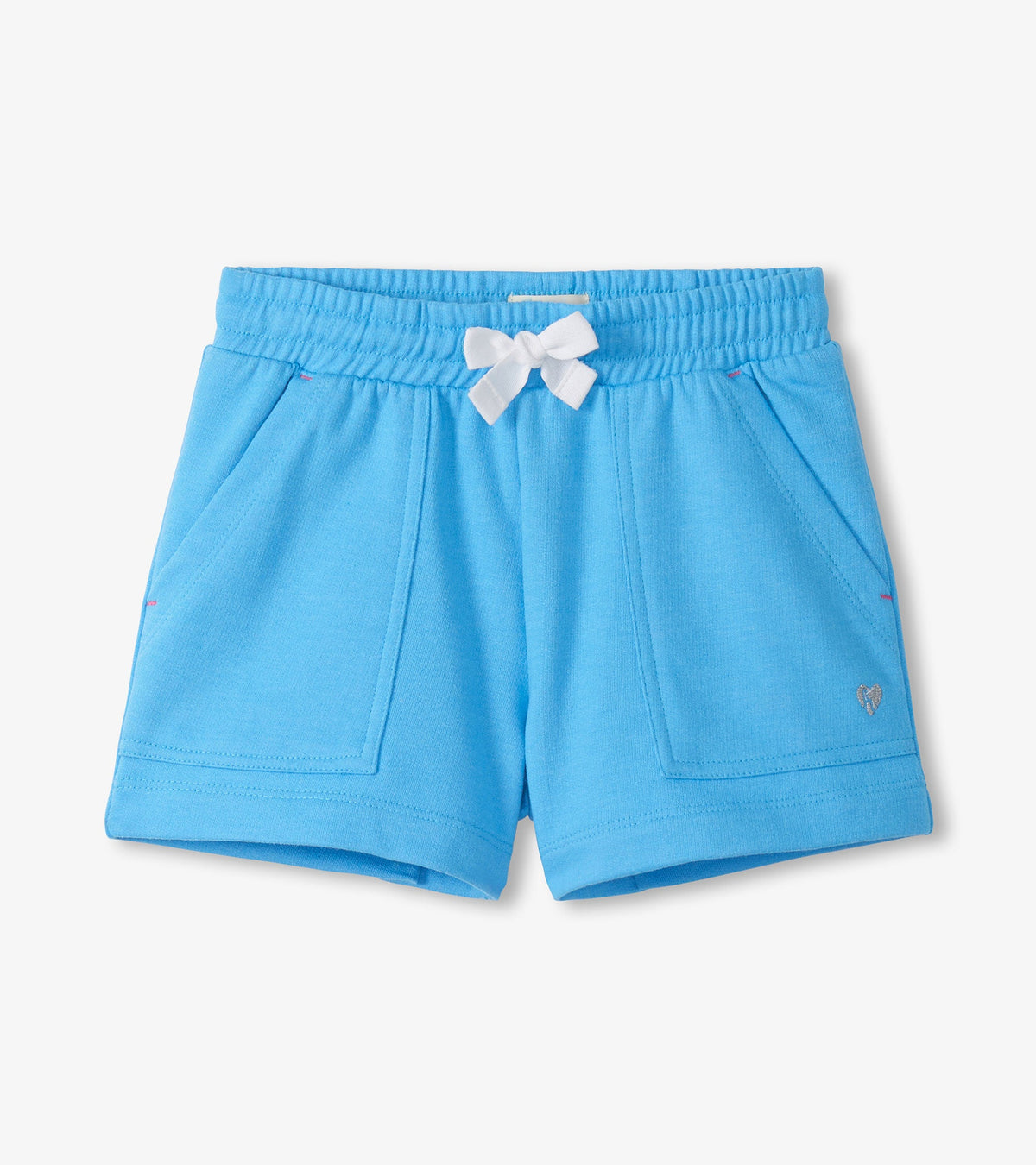 Girls Baby Blue Easy Basic Shorts | Hatley Onsale Girls