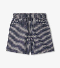 Boys Striped Blue Woven Shorts | Hatley For Boys
