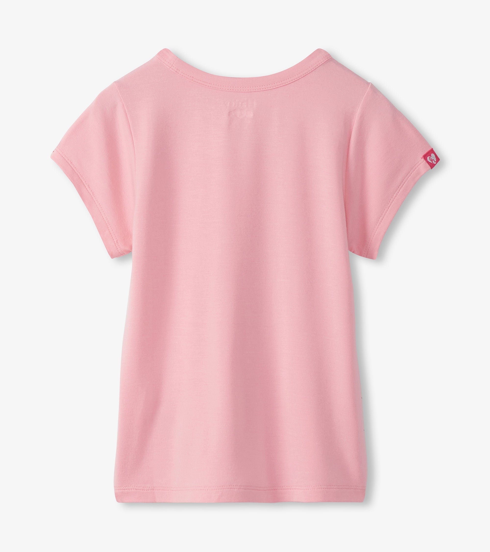 Girls Candy Pink Pocket T-Shirt | Hatley For Girls