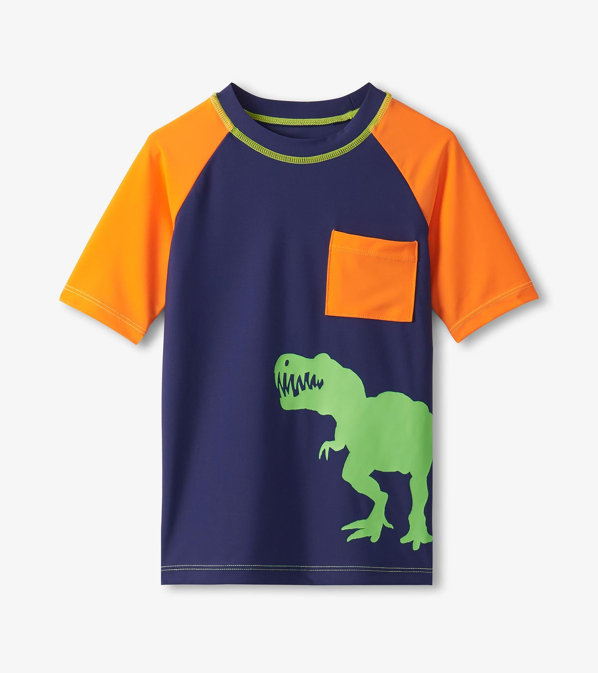 Boys Colorblock Dino Short Sleeve Rashguard | Hatley For Boys
